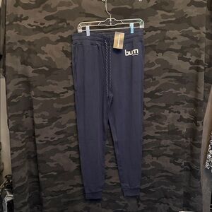 Burn Navy Jogger Track Pants